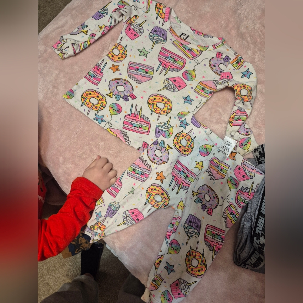 Colorful Birthday Pajamas Set